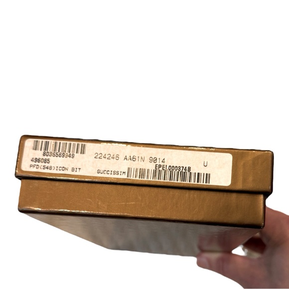 Authentic Pre-owned GUCCI Guccissima Icon Bit Zip Around Wallet - Picture 7 of 8